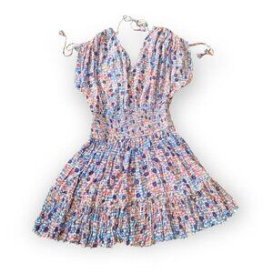 NWT Poupette St Barth Jena Ruffled Mini Dress Size XS